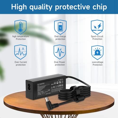 14V Power Charger for Samsung Monitor SyncMaster S22C300H P2770 SA350 UE590 UN22F5000AF S22C300H S22C300H S27B350H S23B300B S22A300B S20A350B S27D390H S27E390H 18" 19" 20" 22" 23" 24" 27" Monitor TV