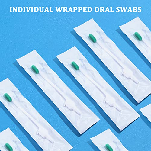 10 Pcs Suction Swab Toothbrush Care Swab Suction Toothbrush Disposable Oral Swabs Toothbrush for Suction Machine Sponge Disposable Individually Wrapped for Elderly Adults Oral Dental Mouth Care