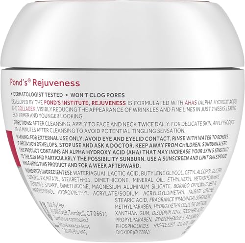100g POND'S REJUVENESS Anti-Wrinkle Night Face Cream W/Colagen & Vitamin E