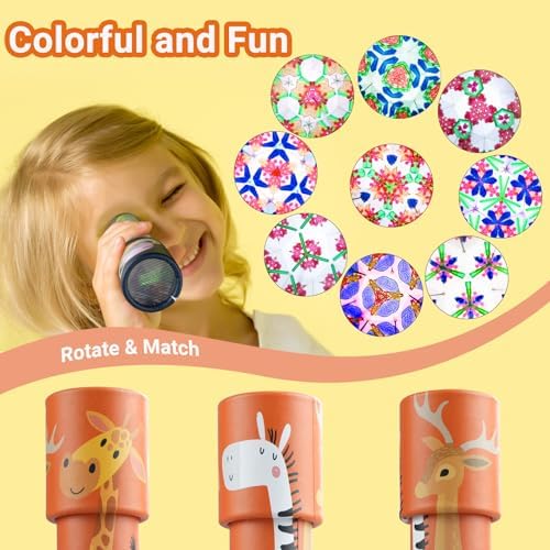 12PCS Classic Kaleidoscope - Return Gifts for Kids Birthday, Retro Educational Kaleidoscopes Toy, Party Favor, Gift Bag Filler, School Carnival Prize and Stocking Fillers