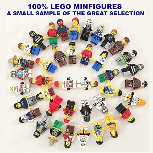 10 NEW LEGO MINIFIG PEOPLE LOT random grab bag of minifigure guys city town set by USA