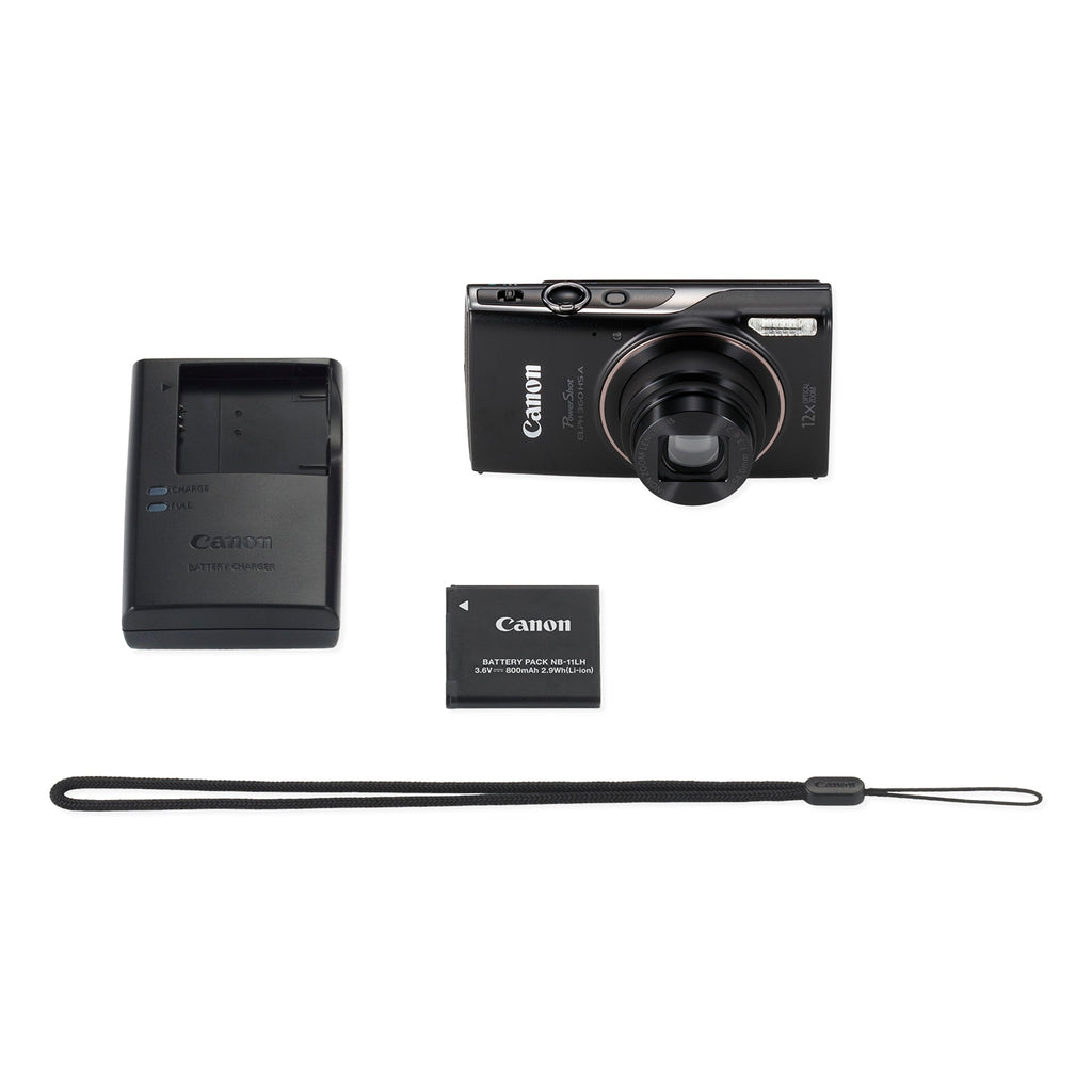 Canon PowerShot ELPH 360 Camera - Black