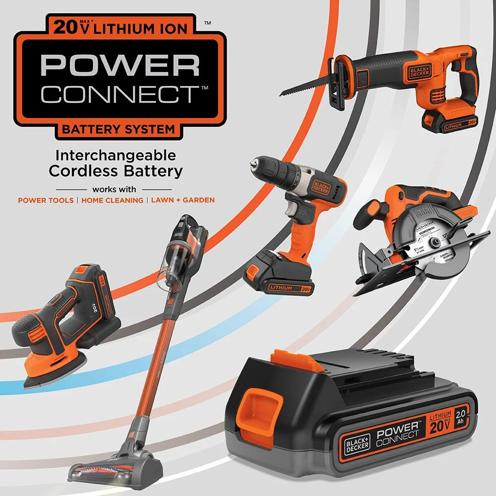 BLACK+DECKER 20V MAX* Lithium 12 inch 3-in-1 Compact Mower, MTC220