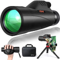 12x56 High Power Monocular Telescope with Smartphone Adapter Tripod Travel Bag, Larger Vision Monoculars for Adults with BAK4 Prism & FMC Lens, Suitable for Bird Watching Hunting Hiking Camping