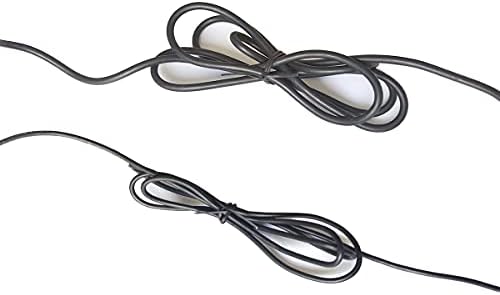 1000 pcs 8 inch Black Cable Twist Ties Plastic Twist Ties with Rugged Metal Innercores Reusable Fastening Cable Cord Wire Ties