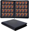 1000+ Pockets Trading Card Binder, 16-Pocket Card Ablum Compatible with lorcana,MTG,Sports Cards & Other Standard Size Trading Card（BLACK)
