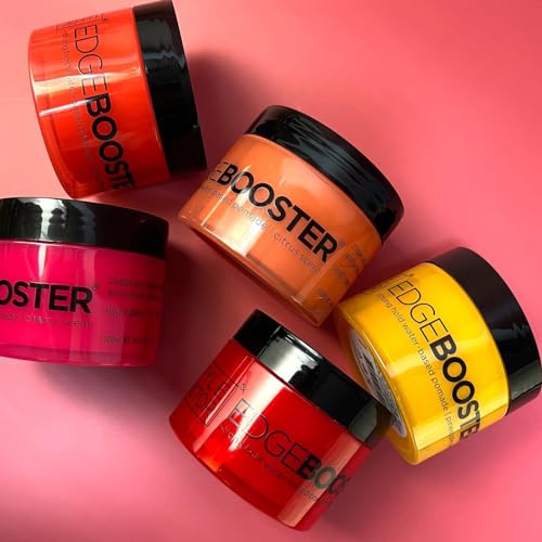 (2Pack) Style Factor Edge Booster Strong Hold Water-Based Pomade 3.38oz - Pineapple Scent