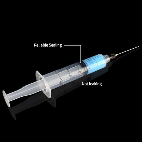 10cc/ml 22G Syringe with Needle Laboratory Tools, Each Individually Wrapped-Pack of 20