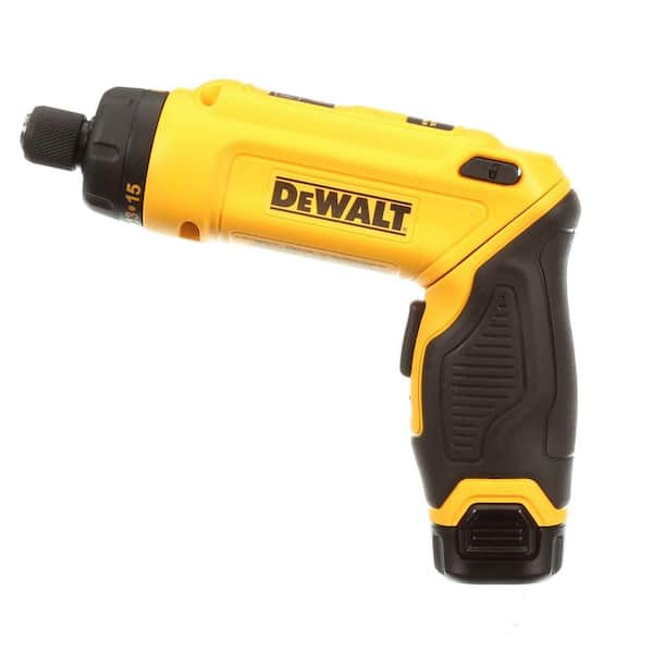 8V MAX Cordless Gyroscopic Screwdriver with Adjustable Handle, (2) 1.0Ah Batteries, Charger, and Bag