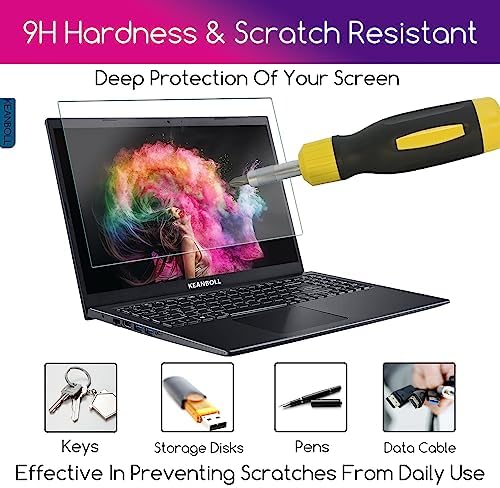 14 Inch Laptop Screen Protector,Tempered Glass Protector for 14" HP/Dell/Sony/ASUS/Samsung/Lenovo/Acer/MSI/LG/Razer Blade 14" 16:9 Laptop,Anti-Explosion,Fingerprint Resistant