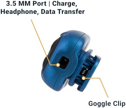 100% Waterproof SYRYN 2 Swimbuds Flip Bundle for Swimming with Music | 8 GB (2,000 Songs or 138 Hours of Audio) | Drag and Drop MP3, AAC, M4a, FLAC Using PC or Mac | No Spotify or Other Streaming