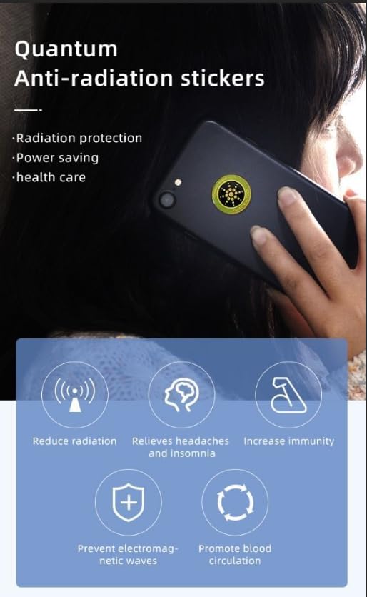 12 Pcs Stickers Blocker Neutralize Shield Protection for Cell Phones cased and Electronic Devices WiFi 5G Tablets Laptops Computers TV Monitors