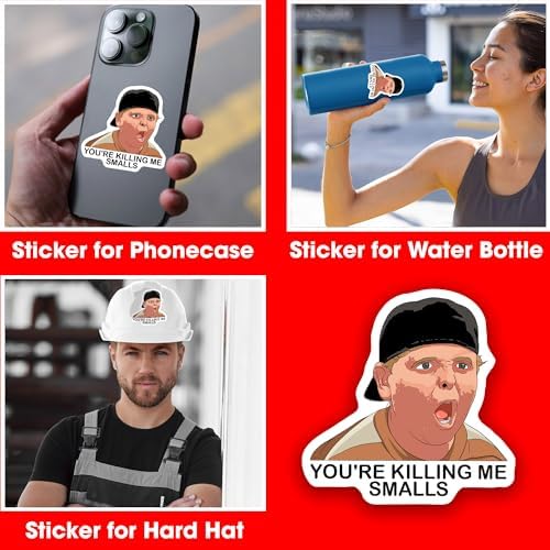 (3Pcs) The Ham Porter Sandlot Movie You're Killing Me Smalls Vinyl Sticker 3 Inch for Water Bottle, Tumbler, Laptop, Hat, Phone Case
