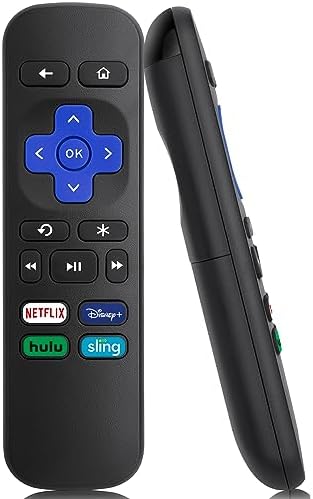(2 Pack) Replacement Remote Control for Roku Express, for Roku Premiere, for Roku Box, for Roku Player, for Roku 1 2 3 4 -【NOT for Stick or TV】