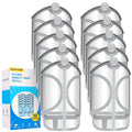 10 Pack Flying Trap Refills Compatible with zzevo Flying Insect Trap Refill, Insect Replacement Kit for M364 M364A and Max Fully Compatible Size (10 Pcs Refill) (10)