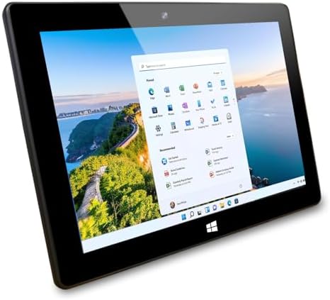 10.1" Windows 11 Tablet PC - Ultra Slim Touchscreen Tablet Computer - Ultra-Fast 6GB RAM 64GB ROM, 2.4+5G WiFi, Intel N4020 Processor, USB 3.0, Micro HDMI, 6000MAH Battery, Dual Cameras, Bluetooth4.2
