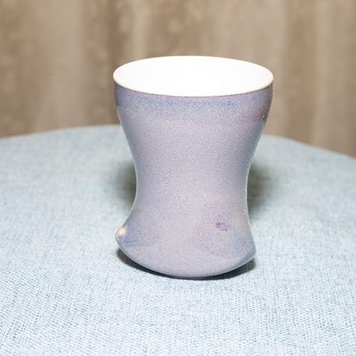 12Oz Reactive Glaze Ceramic Coffee Mug, So Cool Cup With Handle Suitable for Office and Home Drinking Coffee Tea Cocoa Milk,Lead cadmium free, Dishwasher Microwave Safe (Purple)