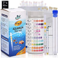 11 in 1 Aquarium Test Strips - Fish Tank Water Testing Kit with Ammonia Test Strips for Fish Tank (150 Strips) & eBook | Includes 50 Ammonia Strips, Thermometer, & Test Kit for Ponds & All Fish Tanks