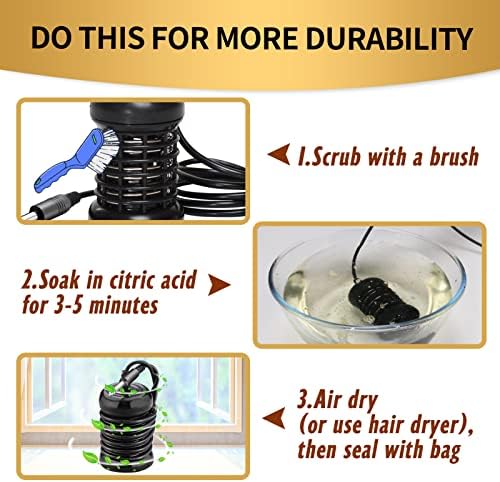 10 Pack Arrays for Ionic Foot Bath Detox Machine Replacement Arrays for Ionic Foot Bath Cleanse Machines System Stainless Steel Round(6.35mm Adapter)