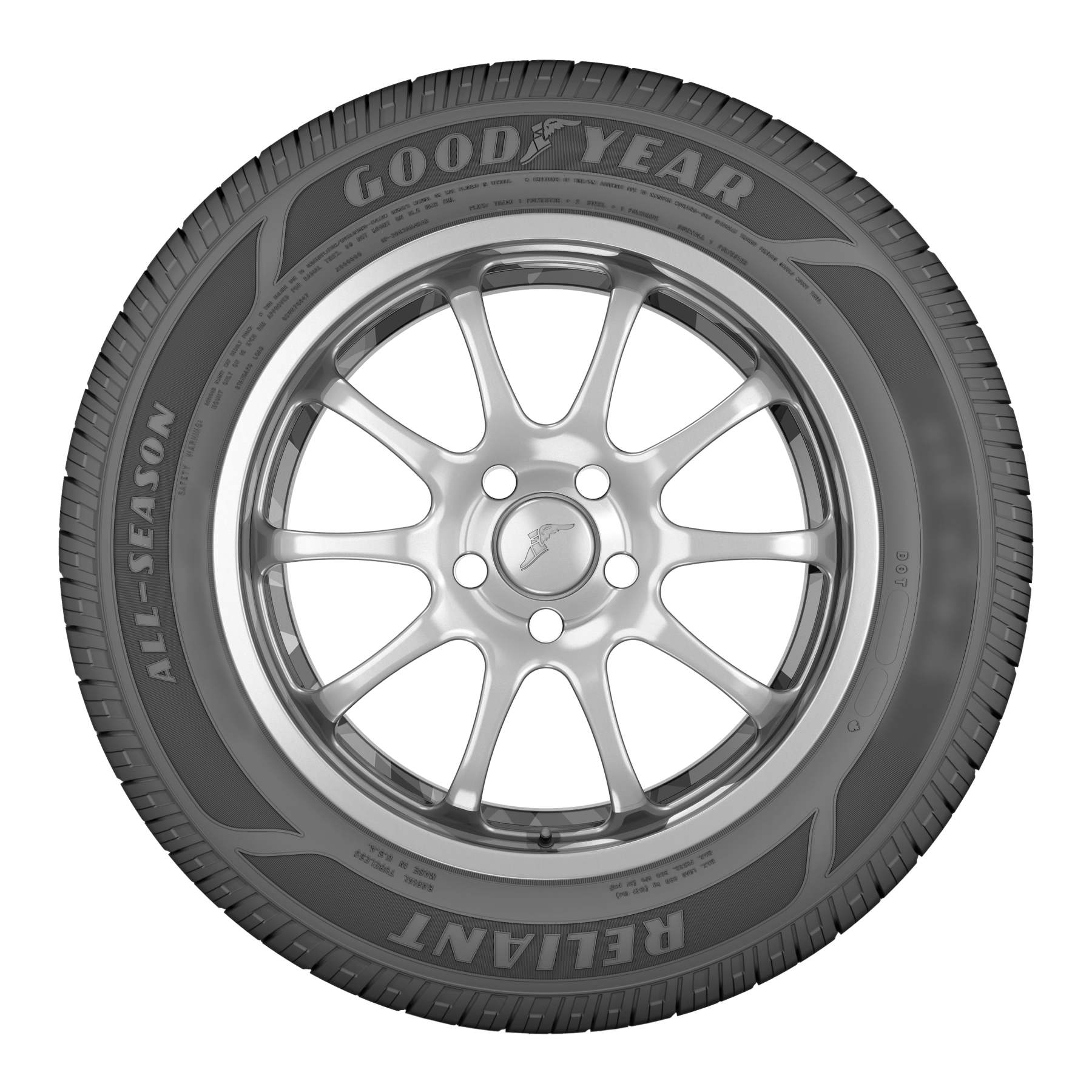Goodyear Reliant All-Season Tire 195/65R15 91H - Superior Wet Grip, 65,000 Mile Warranty
