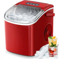 KISSAIR Portable Ice Maker, 26lbs/24H, Self-Cleaning, Compact Countertop Machine with Fast Ice Production