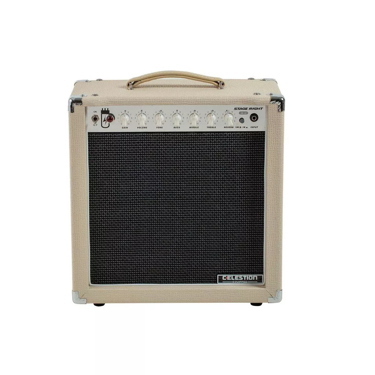 Monoprice Stage Right 15W 1x12 Guitar Combo Tube Amp with Celestion Speaker & Spring Reverb