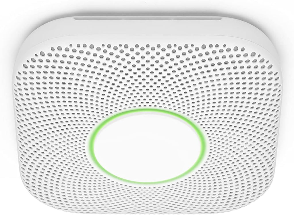 Nest Protect Battery Operated Smoke and Carbon Monoxide Detector, White