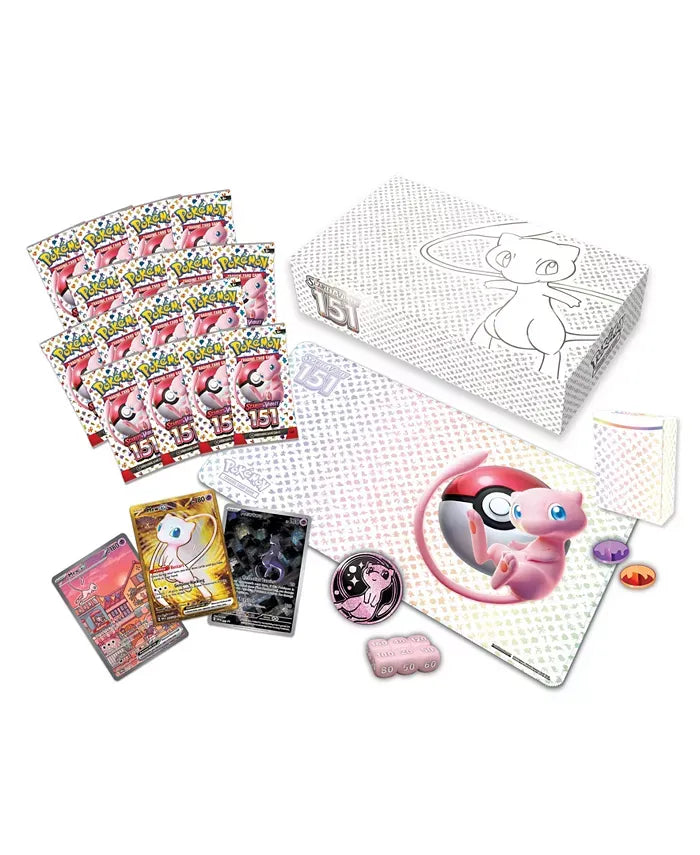 Pokemon Ultra Premium Collection 2023 - Scarlet & Violet-151 with Mew & Mewtwo Cards, Includes 16 Booster Packs
