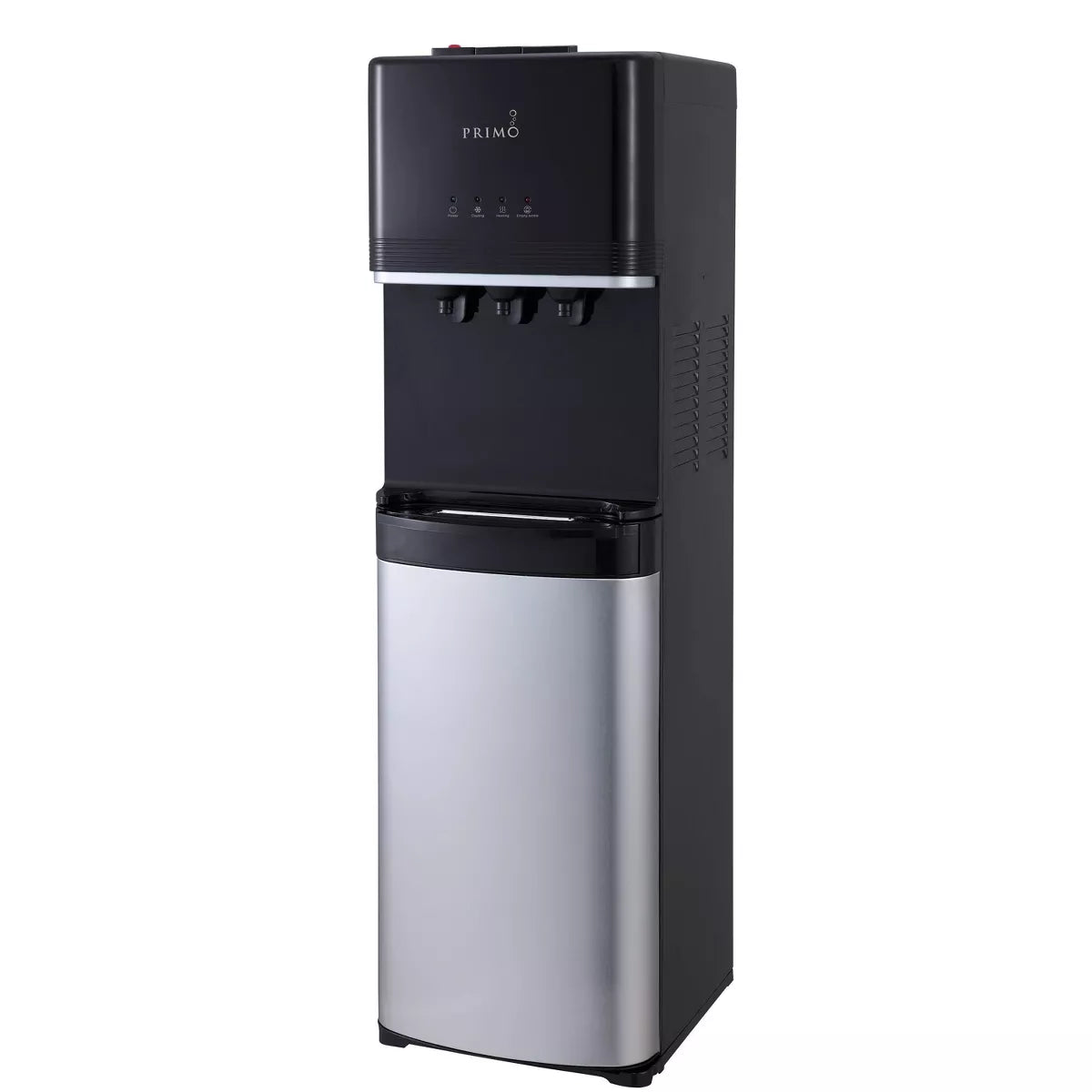 Primo Deluxe Stainless Steel Bottom-Load Water Cooler Dispenser, 3-Temp Settings