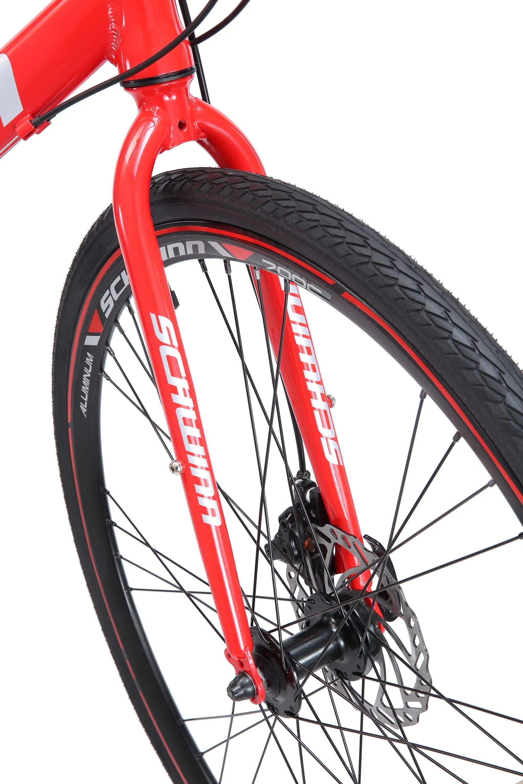 Schwinn Kempo Men's Hybrid Bike, 21-Speed, 700c, Aluminum Frame, Red