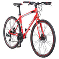 Schwinn Kempo Men's Hybrid Bike, 21-Speed, 700c, Aluminum Frame, Red