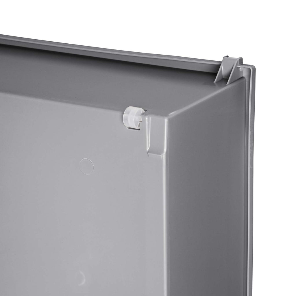 Sterilite Heavy-Duty 4 Drawer Plastic Storage Unit, Flat Gray, BPA-Free