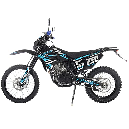 X-PRO Templar X 250cc Dirt Bike, Zongshen Engine, 6-Speed, LED Lights, 21"/18" Alloy Wheels, 9L Tank, Off-Road Motorcycle